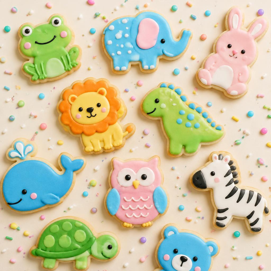 Concept cookie design: Silly Animal Party, photo 3